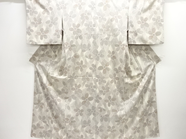 花模様小紋着物